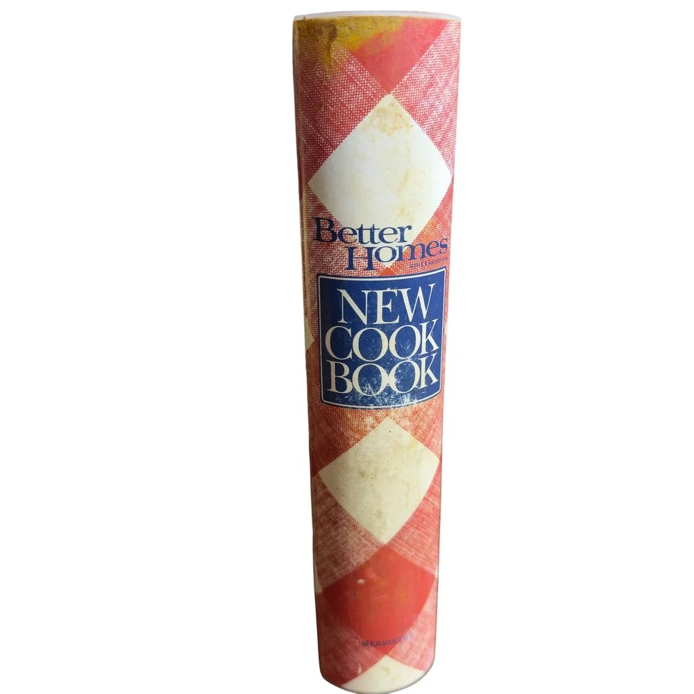 Better Homes and Gardens New Cook Book 1989 10th Edition Ring Bound Gingham